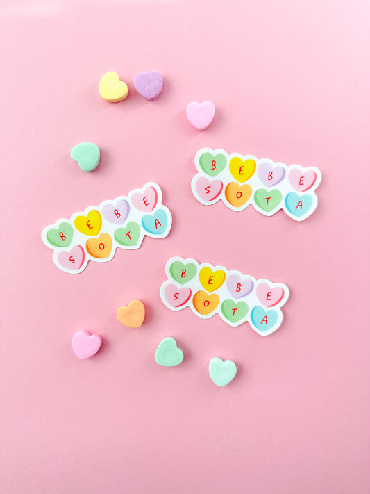 Bebesota Candy Hearts Sticker