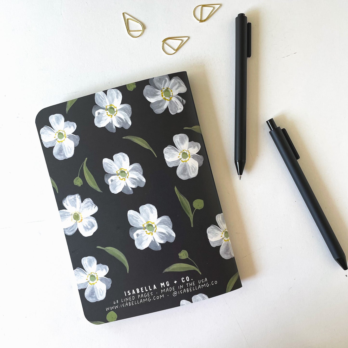 Moody Florals Notebook
