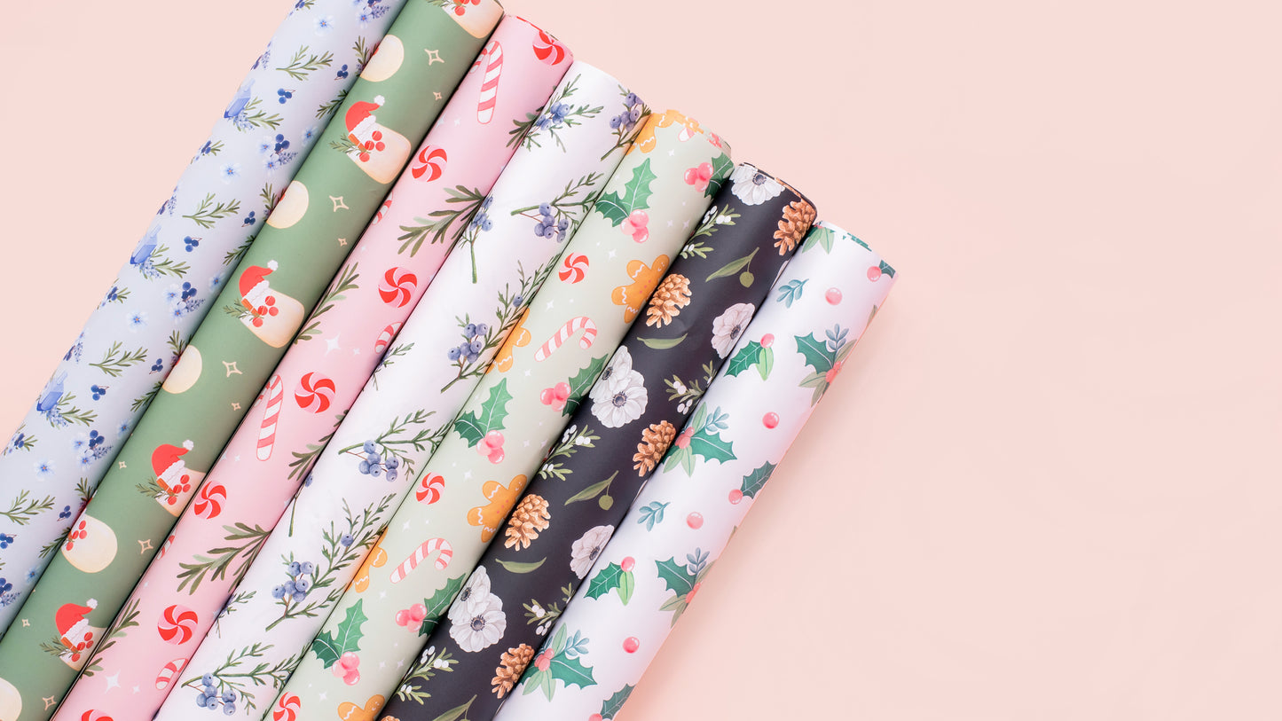 Holly Jolly Wrapping Paper