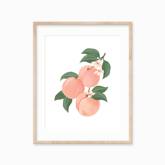 Peach Blossom Art Print