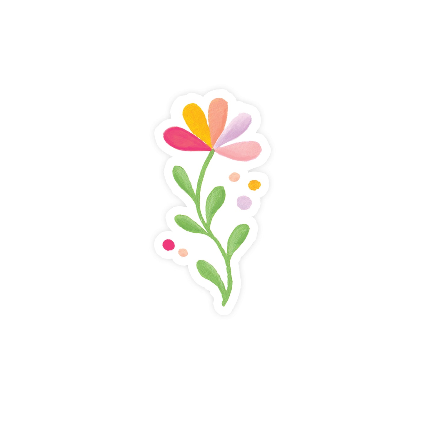 Flower Fan Otomi Sticker