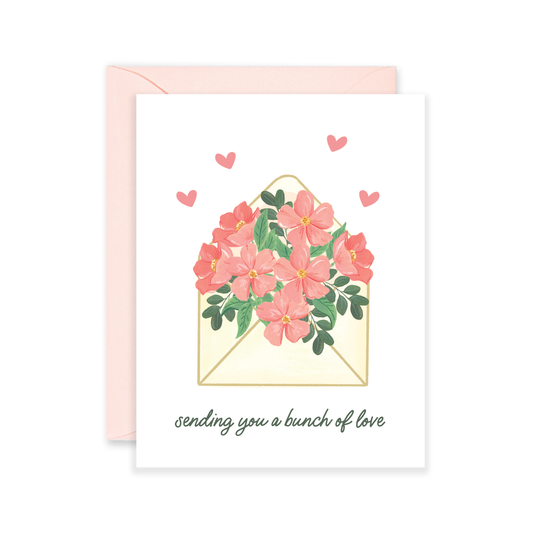 Bunch of Love  Envelope Card