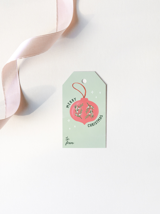 Christmas Floral – Holiday Gift Tags – Set of 8 – Shannon Kirsten