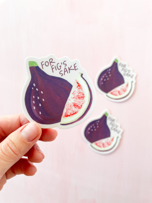 Fig's Sake Sticker