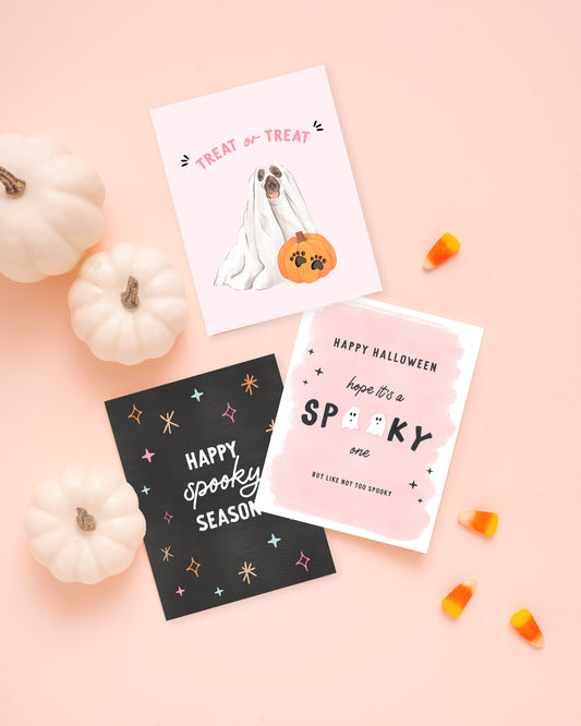 Treat or Treat Halloween Greeting Card