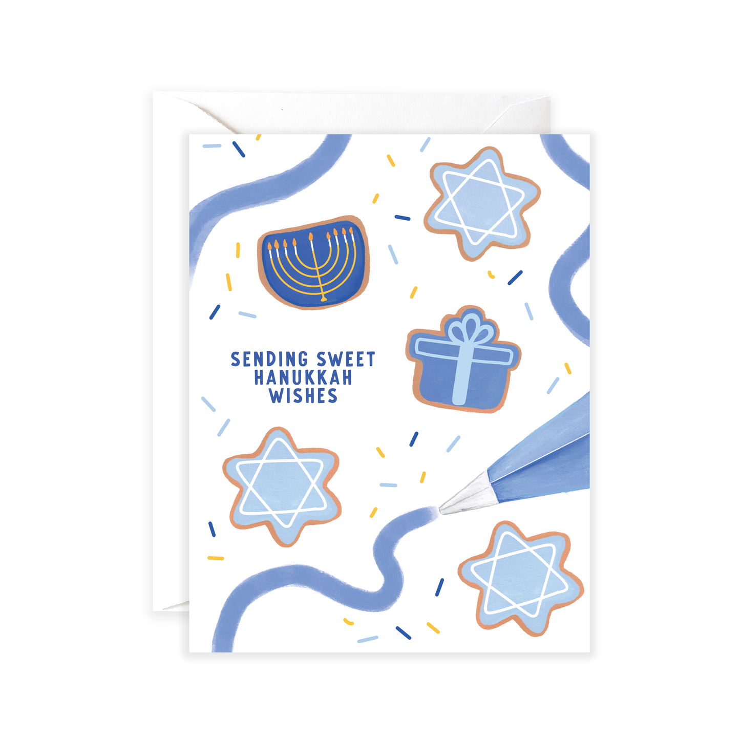 Sweet Wishes Hanukkah Greeting Card