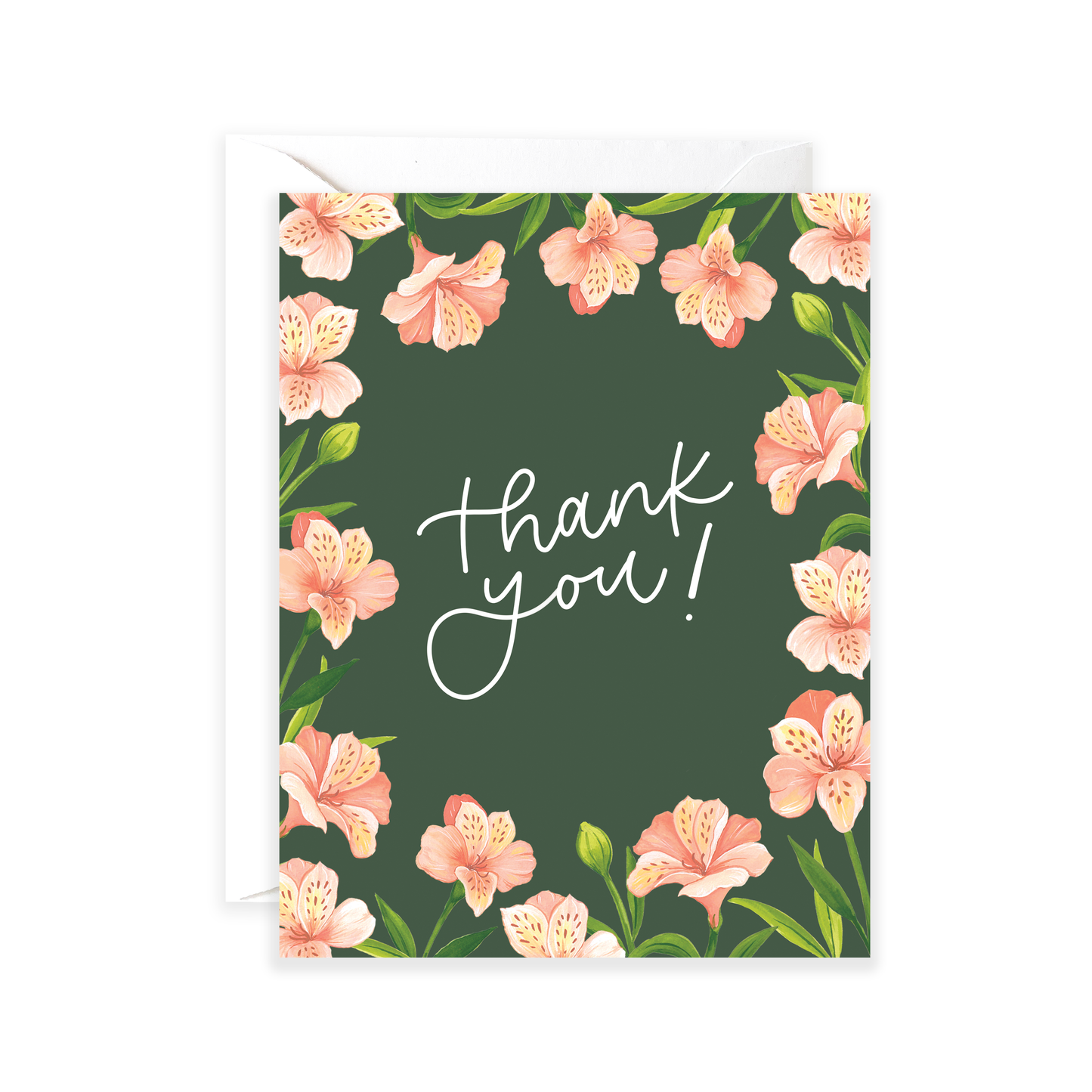 Thank You Lilies Greeting Card